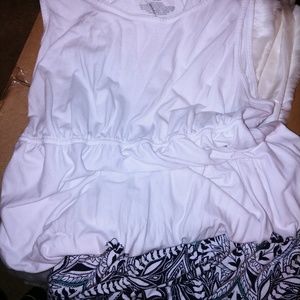 Lane Bryant White maxi dress gown lane bryant